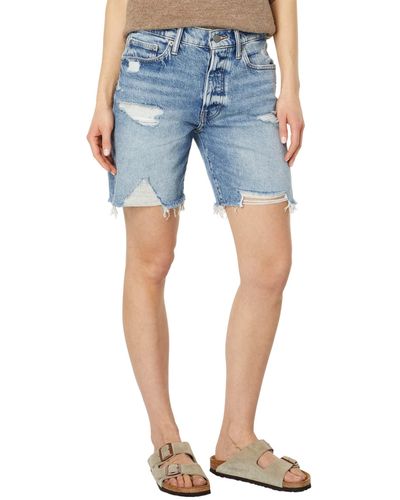 Lucky Brand 90s Loose Denim Shorts In Red Carpet Destination Court - Blue