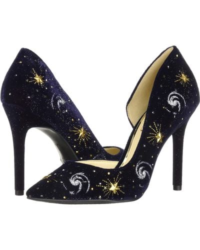Jessica Simpson Lucina 4 (celestial Blue Sparkle Velvet) Shoes