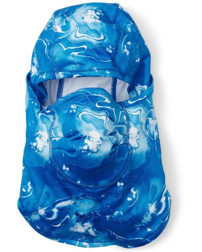 Hot Chillys Micro Elite Chamois Convertible Mask Print - Blue