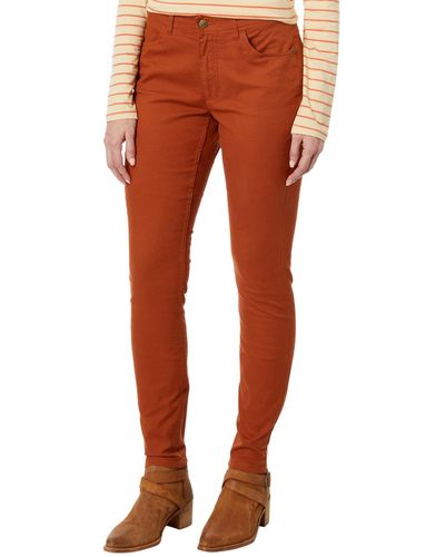 Toad&Co Earthworks Five-pocket Skinny Pants - Orange