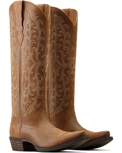Ariat Tallahassee Stretchfit Western Boots - Brown