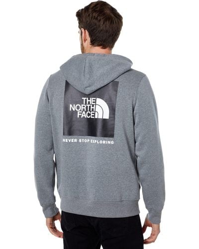 The North Face Box Nse Pullover Hoodie - Gray