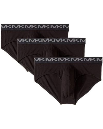 Michael Kors Stretch Factor Low Rise Brief 3-pack - Black