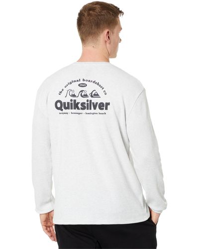 Quiksilver Triple Up Long Sleeve Thermal - White