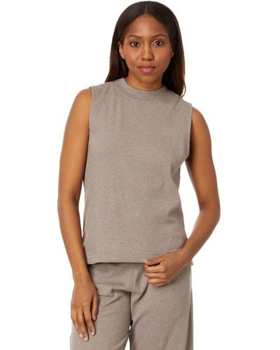Pact Airplane Mockneck Shell - Gray