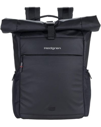 Hedgren Line Rollup Backpack 15 Rfid - Black