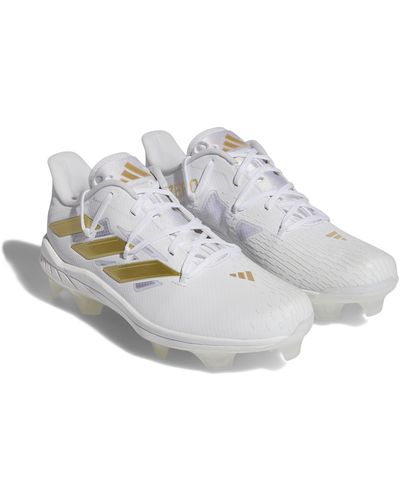 adidas Adizero Afterburner 9 Baseball Cleats - White
