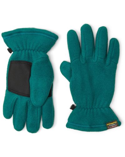 L.L. Bean Mountain Classic Fleece Gloves - Green