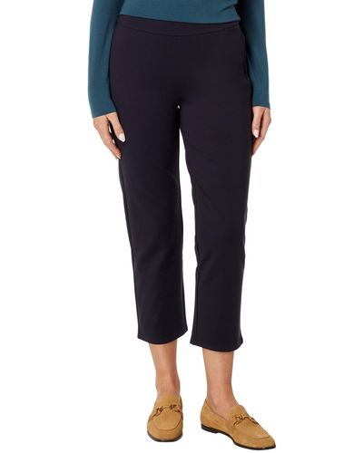 Eileen Fisher Petite Straight Pants - Blue
