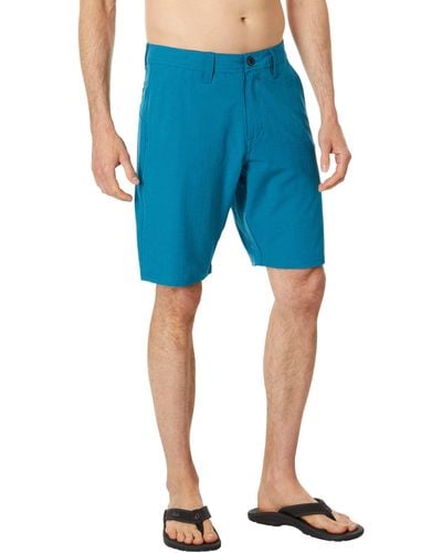 Volcom Frickin Cross Shred Slub 20 Hybrid Shorts - Blue