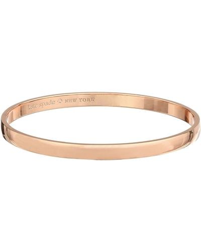 Kate Spade Idiom Bangles Stop And Smell The Roses - Solid - Metallic
