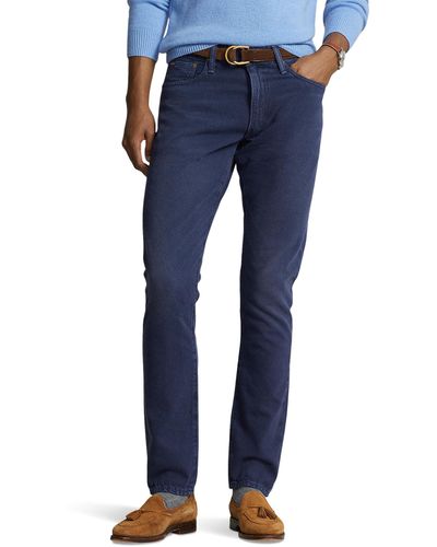 Polo Ralph Lauren Sullivan Slim Garment-dyed Jeans - Blue