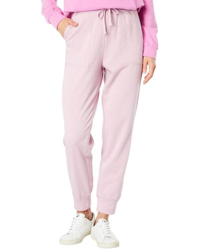 Splendid Eco Fleece Crop Sweatpants - Pink
