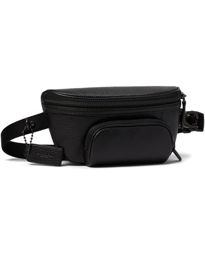 COACH S Beck Belt Bag In Pebble Leather - Black