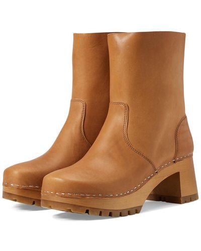 Swedish Hasbeens Plain Boot - Brown