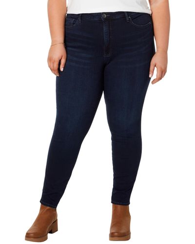 Kut From The Kloth Plus Size Diana High-rise Fab Ab Skinny - Blue