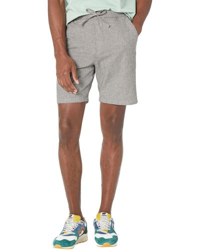 SELECTED Newton Linen Shorts - Gray