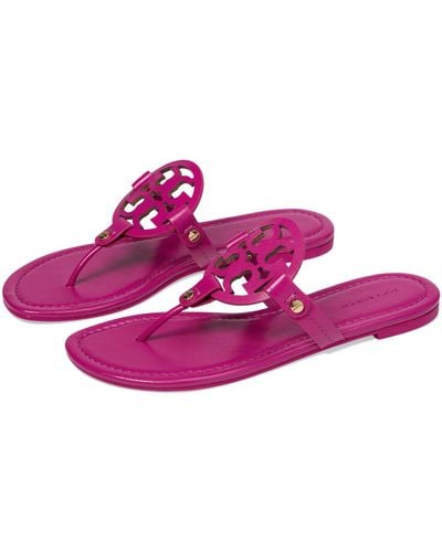 Tory Burch Miller Flip-flop Sandals - Purple