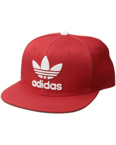 adidas Originals Trefoil Cap In Red