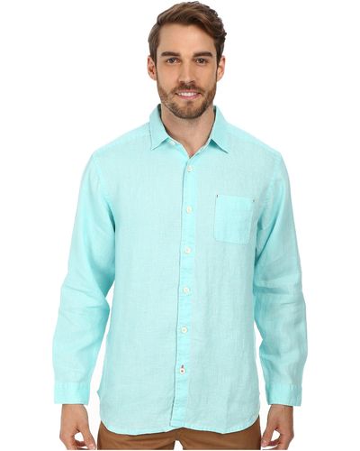 Green Bay Packers Tommy Bahama Pacific Check Woven Button-Up Long