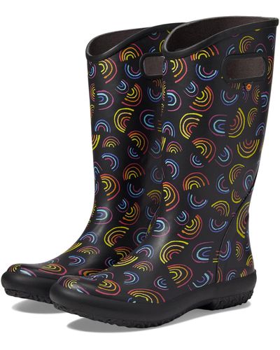 Bogs Rainboot - Wild Rainbow - Black