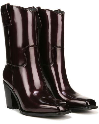 Franco Sarto Valor Mid Shaft Boots - Black