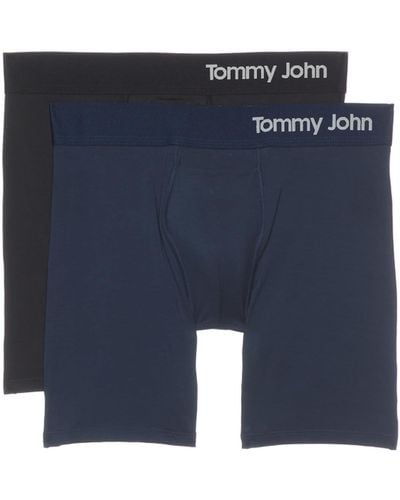 Tommy John Cool Cotton 6 Boxer Brief 2-pack - Blue