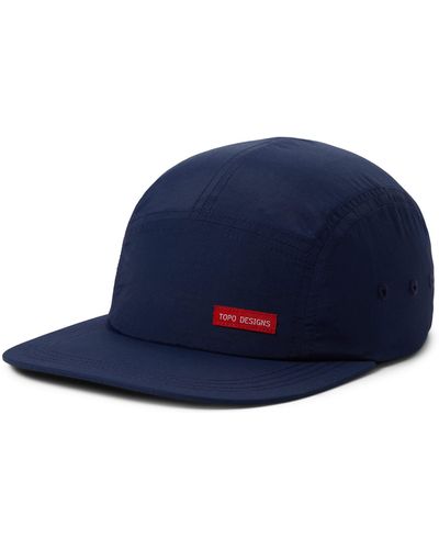 Topo Nylon Camp Hat - Blue