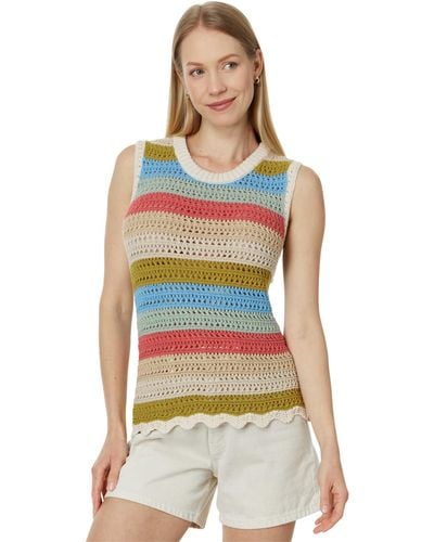 Pendleton S/l Stripe Sweater - Multicolor