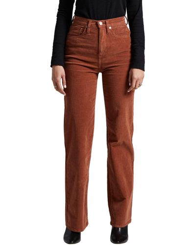 Silver Jeans Co. Highly Desirable High-rise Trouser Leg Pants L28918cor625 - Orange