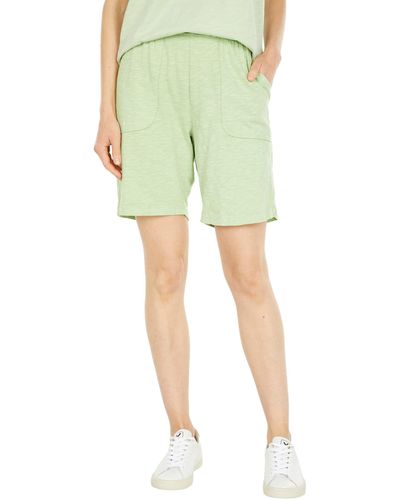 Mod-o-doc Slub Jersey Bermuda Shorts - Green