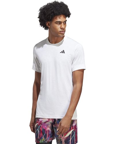 adidas Tennis Freelift T-shirt - White