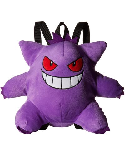 Madpax Pokemon Gengar Plush Backpack - Purple