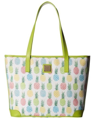 Dooney & Bourke Tiki Collection Pineapple Charleston Shopper - Multicolor