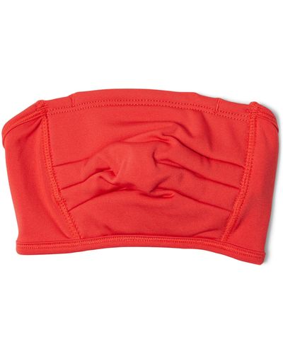 Hot Chillys Micro Elite Chamois Solid Half Mask - Red