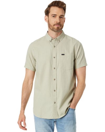 Rip Curl Ourtime Short Sleeve Woven - Green