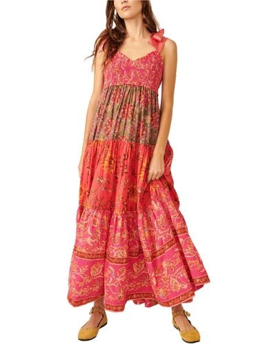 Free People Bluebell Maxi - Red