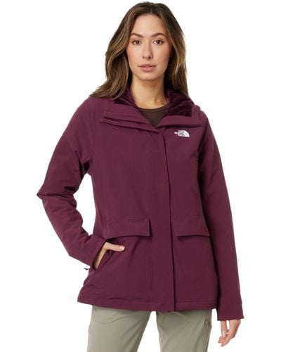 The North Face Shelbe Raschel Insulated Hoodie - Purple