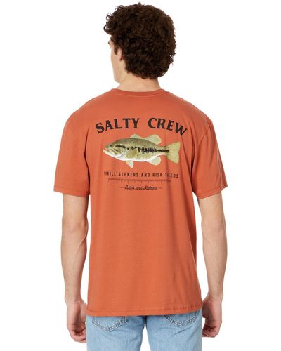 Salty Crew Bigmouth Short Sleeve Tee - Orange