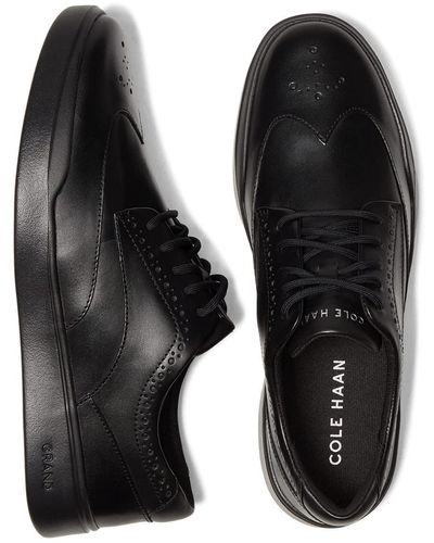 Cole Haan Grand Crosscourt Wing Tip Sneaker - Black