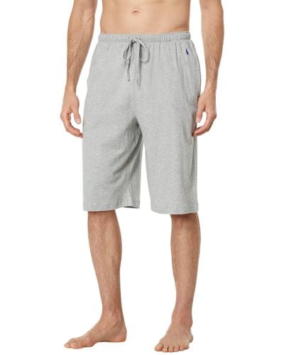 Polo Ralph Lauren Enzyme Lightweight Cotton Sleepwear Relaxed Sleep Shorts - Gray