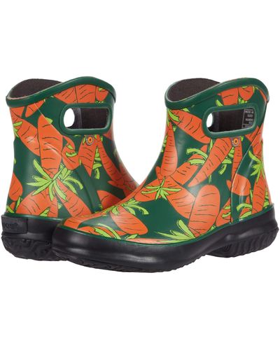 Bogs Patch Ankle Boot Carrots - Orange