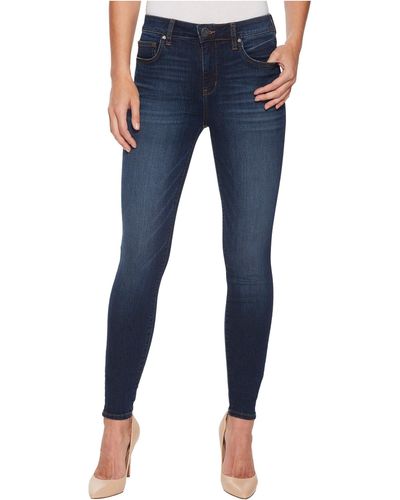 Kut From The Kloth Mia High-rise Ankle Skinny Jeans - Blue