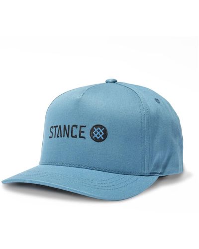 Stance Icon Snapback Hat - Blue