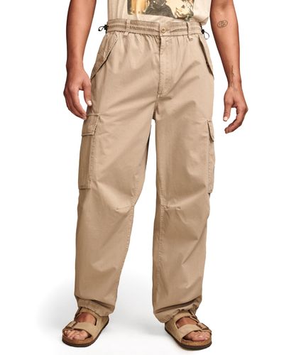 Lucky Brand Parachute Cargo Pant - Natural