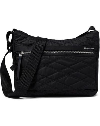 Hedgren Harper's D Quilt Rfid Shoulder Bag - Black