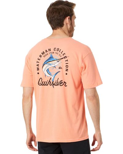 Quiksilver Beauty At Sea Short Sleeve Tee - Red