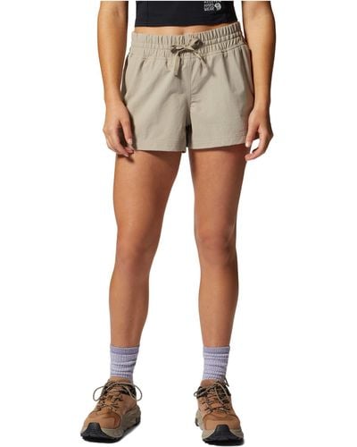 Mountain Hardwear Basswood Pull-on Shorts - Gray