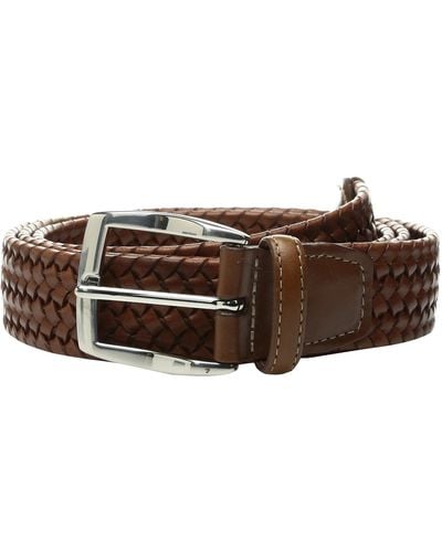 Torino Leather Company 35mm Italian Woven Stretch Leather - Brown