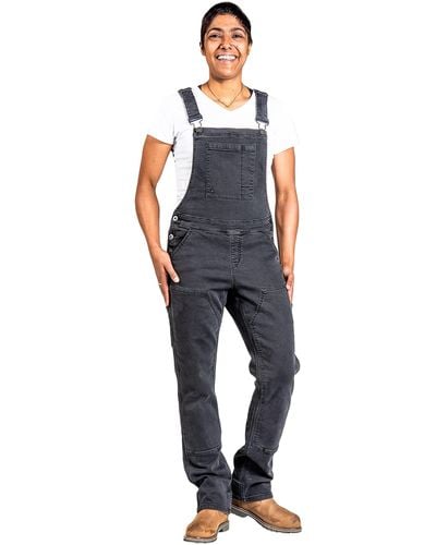 Dovetail Workwear Freshley Thermal Overalls - Black
